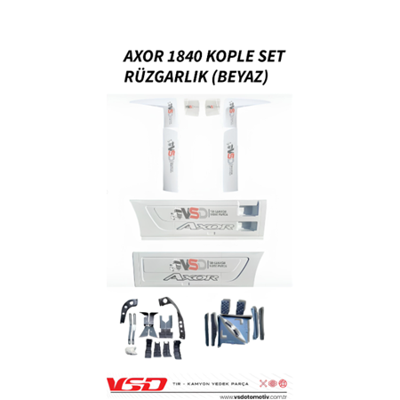 AXOR 1840 KOPLE SET RÜZGARLIK (BEYAZ) VSD113