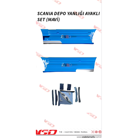 SCANIA DEPO YANLIĞI AYAKLI SET (MAVİ) VSD106