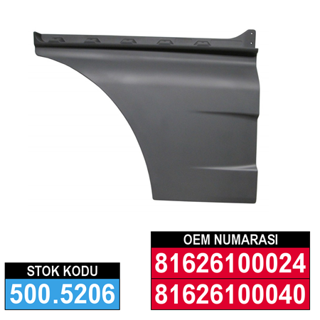 MAN TGA TGX KAPI ALTI EKİ SAĞ 81626100024