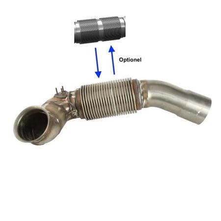 MERCEDES BENZ EURO 5 INOZ ESNEK EKSOZ BORUSU  9304906119  9304908219