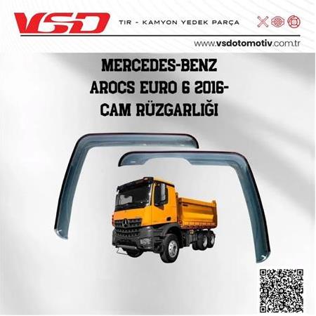 MERCEDES BENZ  AROCX EURO  6  2016 CAM RÜZGARLIĞI