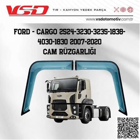 FORD CARGO 2524 3230    2007- 2020 CAM RÜZGARLIĞI
