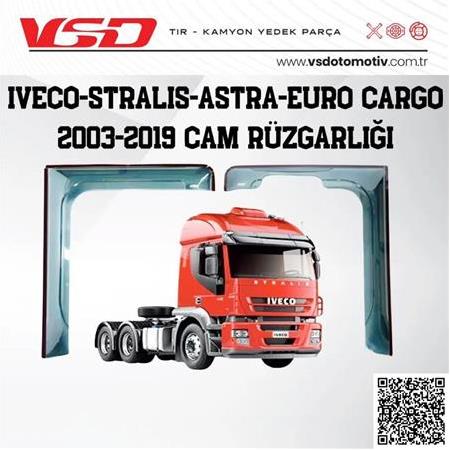 IVECO STRALIS ASTRA EURO CARGO  2003-2019 CAM RÜZGARLIĞI